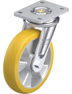 LO-ALTH 200K-CO poliuretano pasukamas ratukas 200 mm