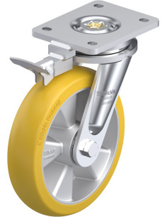 LO-ALTH 200K-CO-RI4 poliuretano pasukamas ratukas su