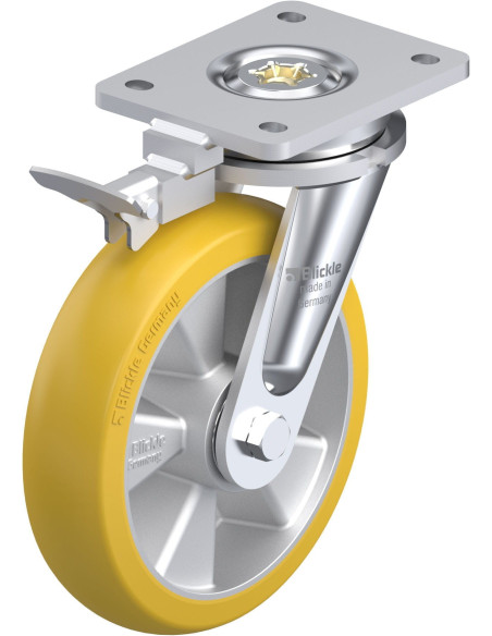 LO-ALTH 200K-CO-RI4 poliuretano pasukamas ratukas su