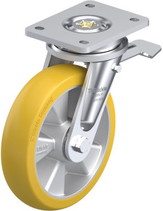 LO-ALTH 200K-ST-CO poliuretano ratukas su stabdžiais