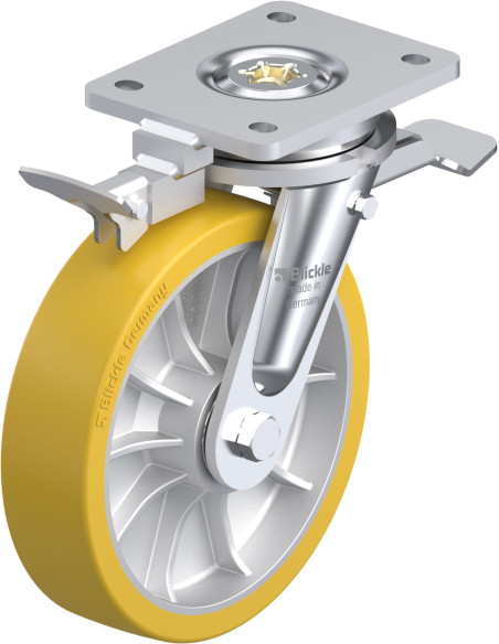 LO-ALTH 202K-ST-RI4 poliuretano pasukamas ratukas su