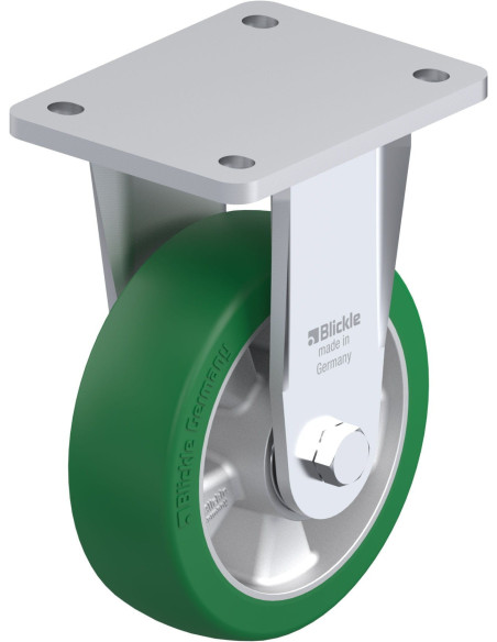 BO-ALST 150K - 150 mm poliuretano fiksuotas ratukas