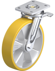 LO-ALTH 250K-ST poliuretano ratukas su stabdžiais