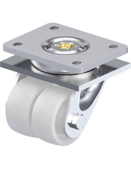 LOD-SPO 80K dvigubas pasukamas ratukas 80 mm