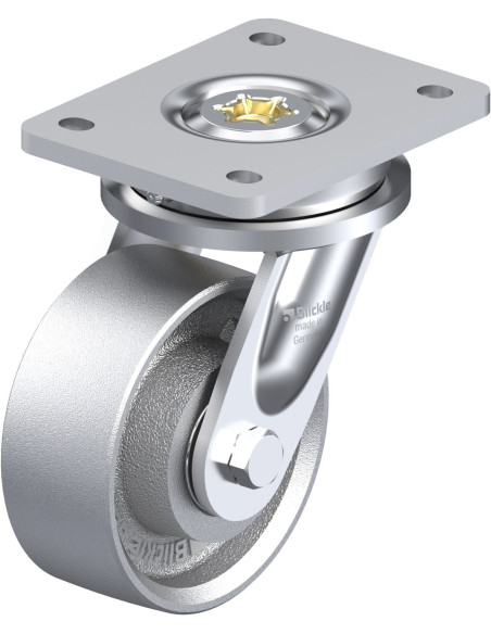 LO-G 127K pasukamas ratukas, 125 mm, plienas, ketus