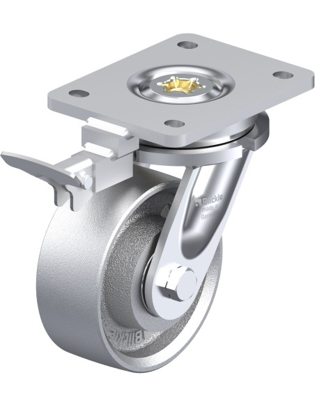 LO-G 127K-RI4 pasukamas ratukas su stabdžiais