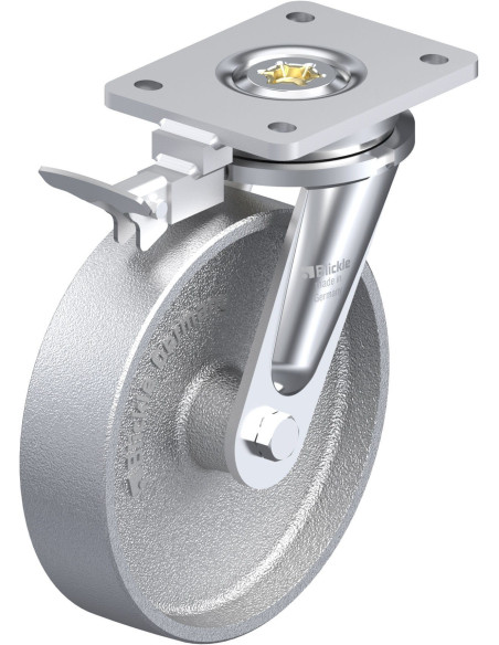 LO-G 200G-RI4 pasukamas ratukas su stabdžiais