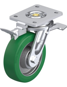 LO-GST 160K-ST-RI4 poliuretano pasukamas ratukas su