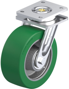 LO-GST 202K poliuretano pasukamas ratukas 200 mm