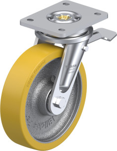 LO-GTH 200K-ST Poliuretano Ratukas su Stabdžiais