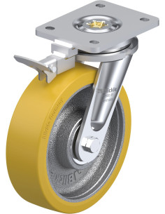 LO-GTH 201K-RI4 poliuretano ratukas su stabdžiais