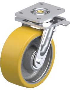 LO-GTH 202K-ST poliuretano ratukas su stabdžiais 200 mm