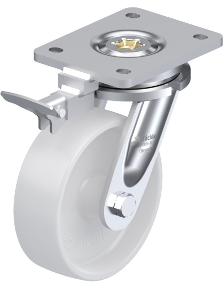 LO-PO 150G-RI4 ratukas su stabdžiais, 150 mm