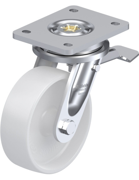 LO-PO 150G-ST sintetinis pasukamas ratukas su stabdžiais