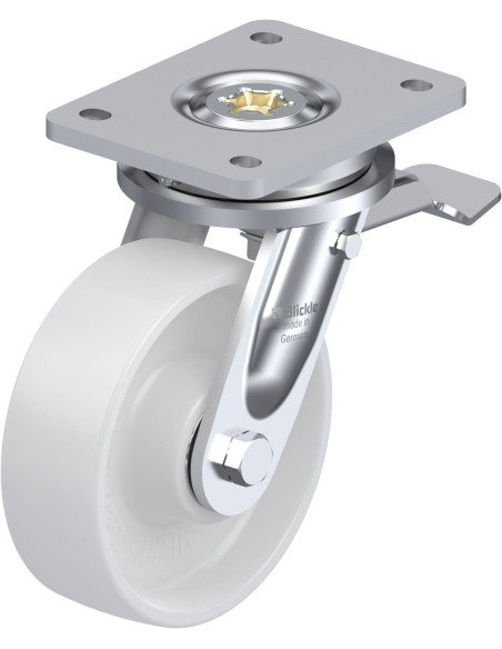 LO-PO 150K-ST pasukamas ratukas su stabdžiais