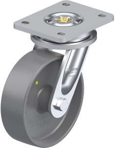 LO-PO 160G-ELS antistatinis pasukamas ratukas 160 mm