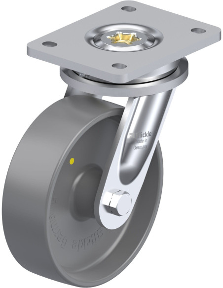 LO-PO 160G-ELS antistatinis pasukamas ratukas 160 mm