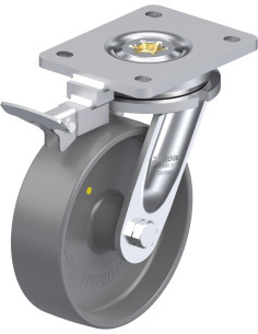 LO-PO 160G-ELS-RI4 antistatinis ratukas su stabdžiais