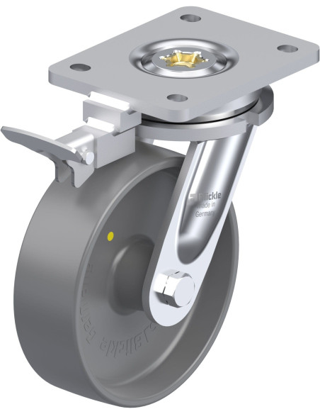 LO-PO 160G-ELS-RI4 antistatinis ratukas su stabdžiais