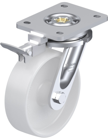 LO-PO 160G-RI4 pasukamas ratukas su stabdžiais