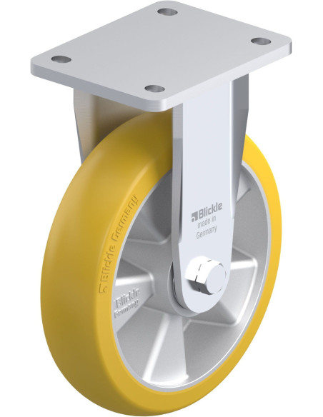 BO-ALTH 200K-CO poliuretano fiksuotas ratukas 200 mm