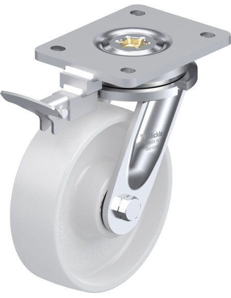 LO-PO 160K-RI4 pasukamas ratukas su stabdžiais