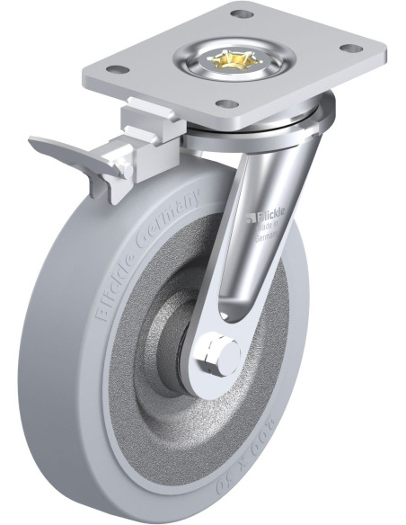 LO-SE 200K-SG-RI4 pasukamas ratukas su stabdžiais