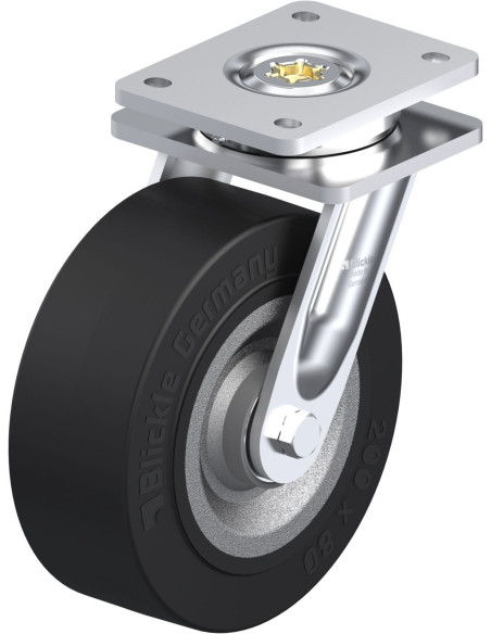 LO-SE 202K pasukamas ratukas dengtas guma 200 mm