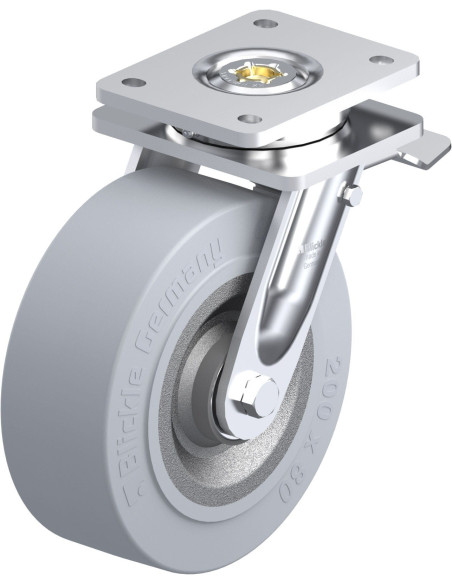 LO-SE 202K-ST-SG pasukamas ratukas su stabdžiais 200 mm