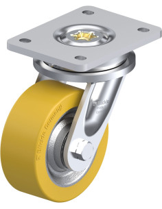 LO-SETH 125K - Pasukamas poliuretano ratukas 125 mm