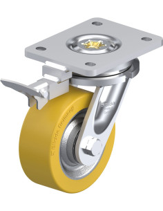 LO-SETH 125K-RI4 - Poliuretano pasukamas ratukas su