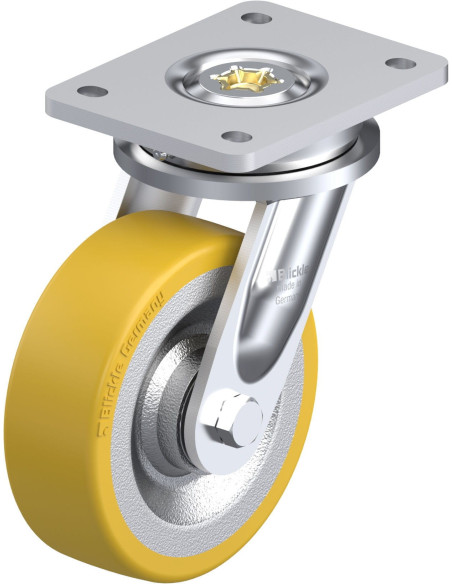 Pasukamas poliuretano ratukas LO-SETH 150K, 150 mm