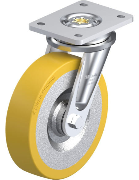 LO-SETH 200K poliuretano pasukamas ratukas 200 mm