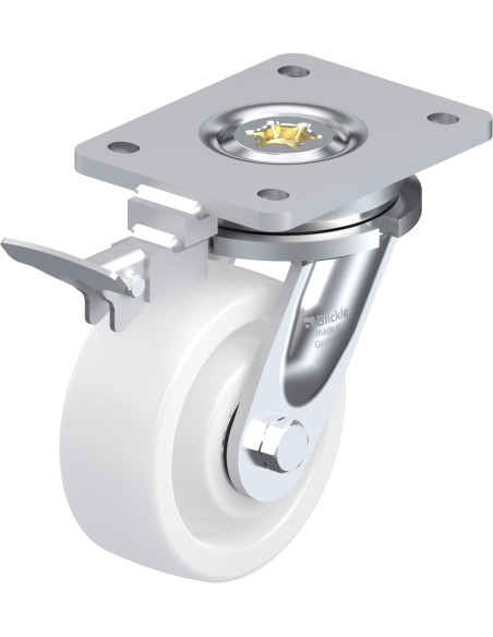 LO-SPO 127K-RI4 pasukamas ratukas su stabdžiais