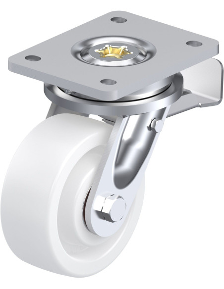 LO-SPO 127K-ST pasukamas ratukas su stabdžiais