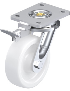 LO-SPO 150G-RI4: Sintetinis pasukamas ratukas su stabdžiais