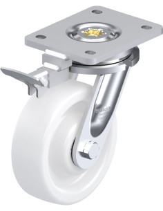LO-SPO 150K-RI4 sintetinis pasukamas ratukas su stabdžiais