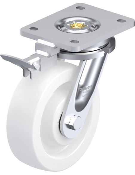 LO-SPO 160K-RI4 pasukamas ratukas su stabdžiais