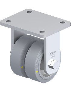 BOD-ALEV 100K-SG-AS antistatinis dvigubas fiksuotas ratukas