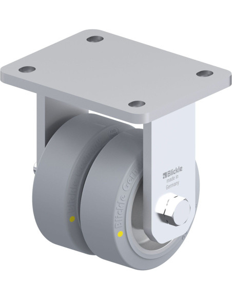 BOD-ALEV 100K-SG-AS antistatinis dvigubas fiksuotas ratukas