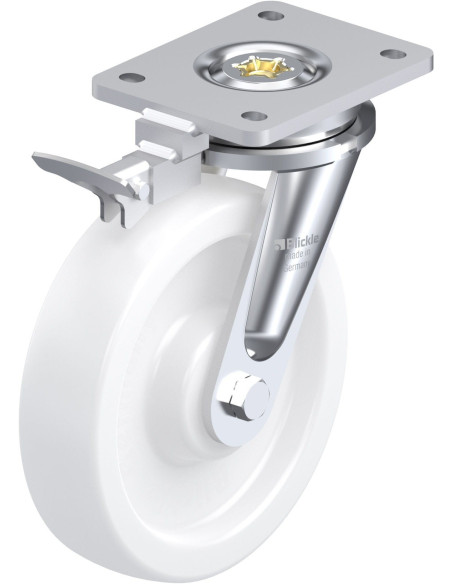 LO-SPO 200G-RI4 pasukamas ratukas su stabdžiais