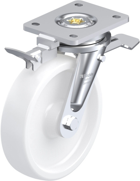 LO-SPO 201G-ST-RI4 pasukamas ratukas su stabdžiais
