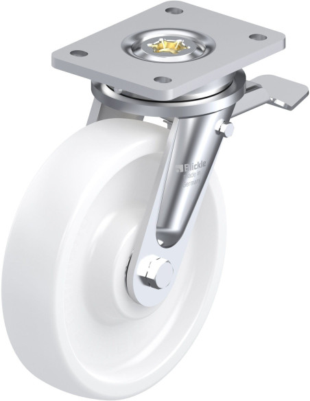 LO-SPO 201K-ST pasukamas ratukas su stabdžiais