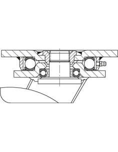 LO-SPO 251K sintetinis pasukamas ratukas 250 mm 2