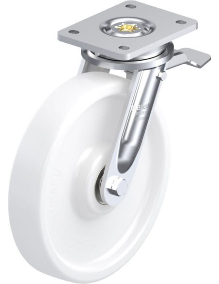 LO-SPO 251K-ST pasukamas sintetinis ratukas su stabdžiais