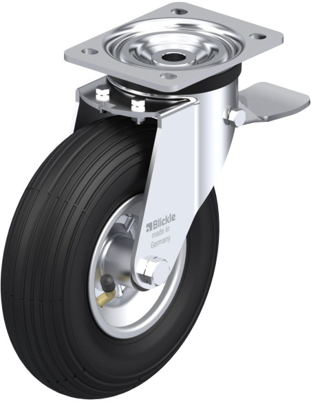 L-P 220R-ST pneumatinis pasukamas ratukas su stabdžiais