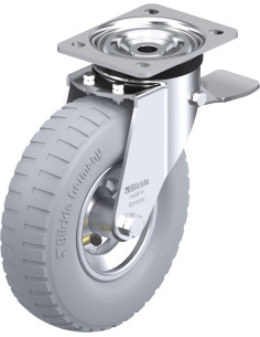 L-P 222R-ST-SG pneumatinis pasukamas ratukas su stabdžiais