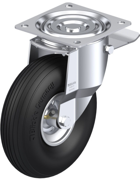 L-P 261R-ST - pasukamas pneumatinis ratukas su stabdžiais