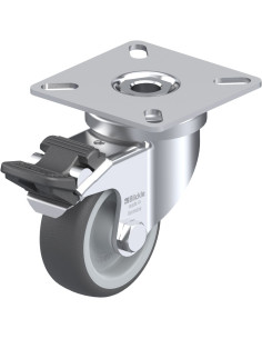 LPA-PATH 50G-FI poliuretano ratukas su stabdžiais