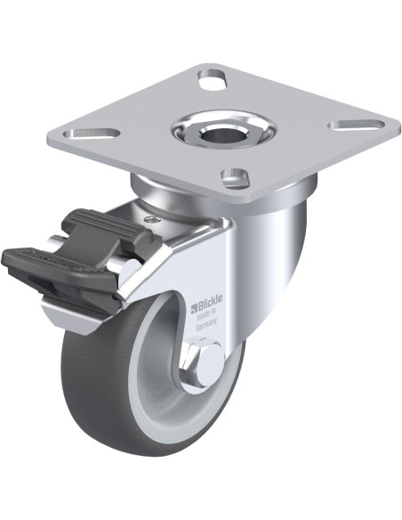 LPA-PATH 50G-FI poliuretano ratukas su stabdžiais